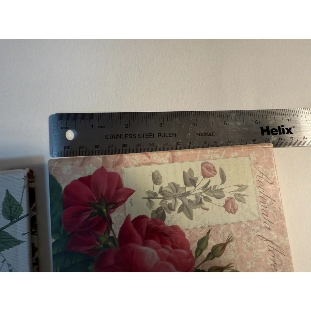2‎ blank journals, Bird & Roses Nature. Lined Unused Beautiful Vintage